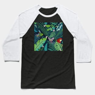 peek-a-boo jungle animals Baseball T-Shirt